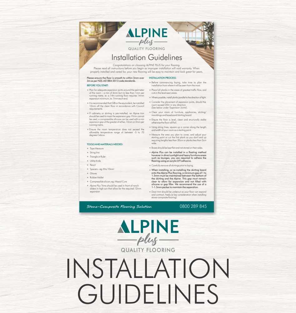 alpine installation guidelines