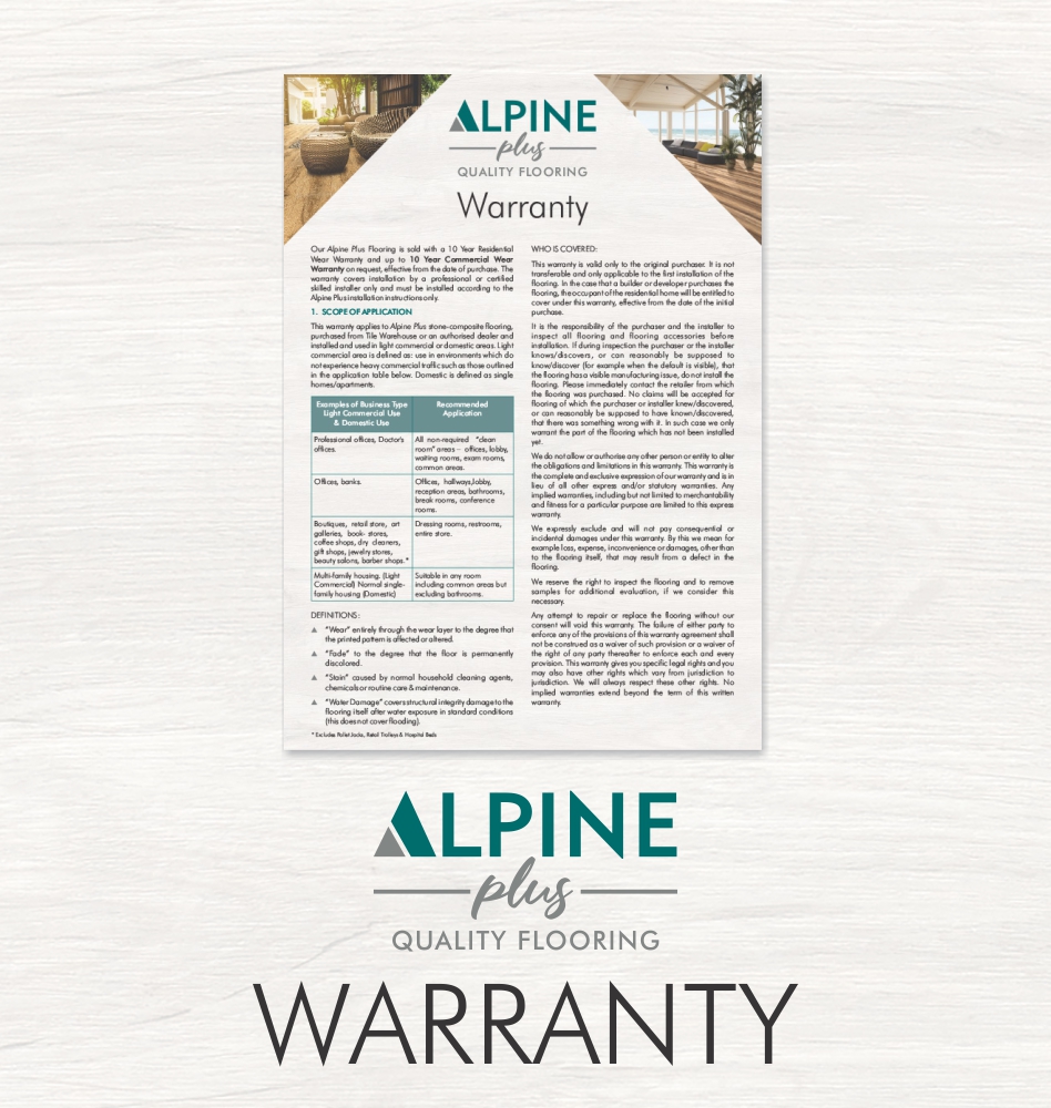 alpine warranty