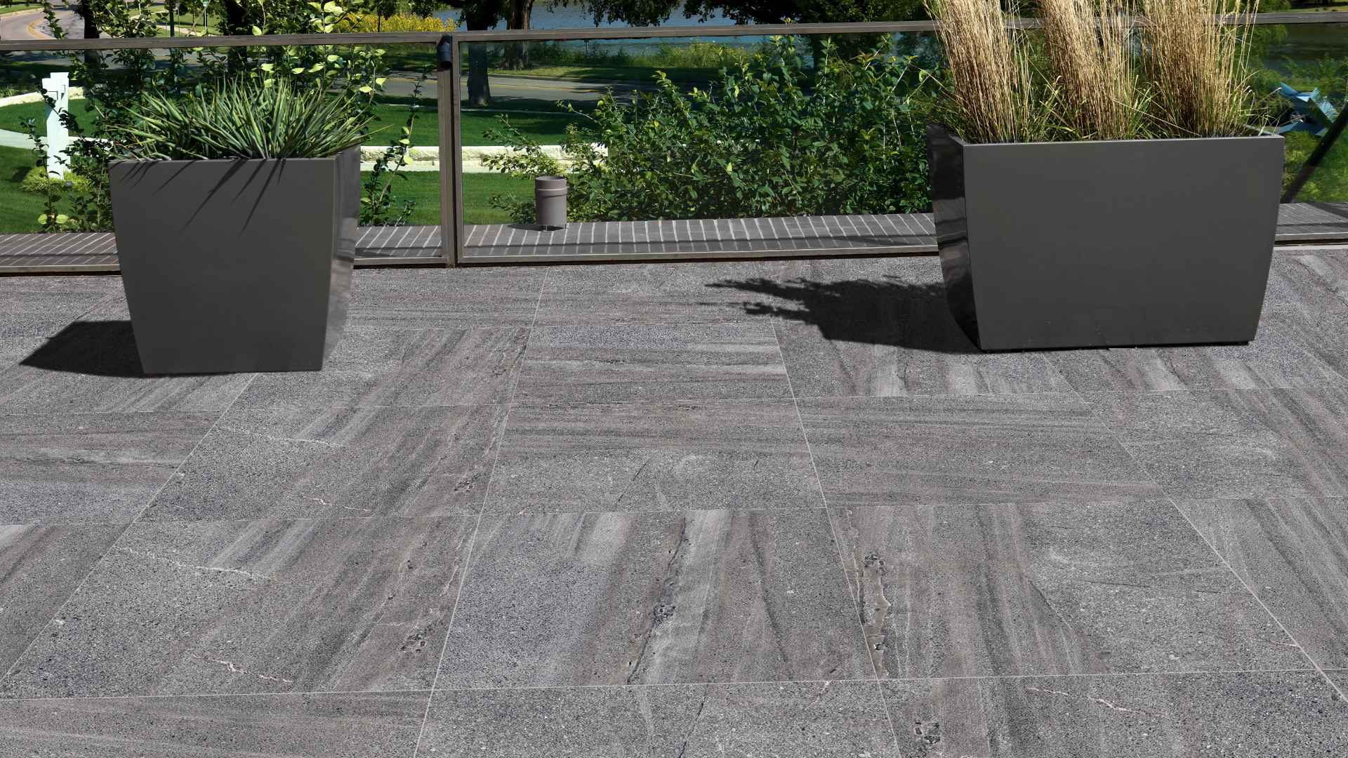 Agate Dark Grey Matt 600x600