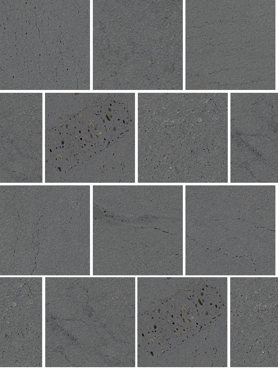 Bluestone Grey Offset Mosaic