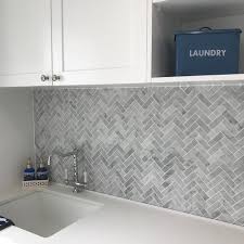 Classic Carrara Herringbone Mosaic Polished 305x325