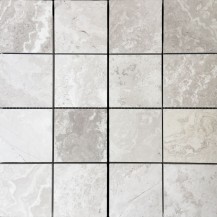 Classic Travertine Light Grey Square Honed 306x306