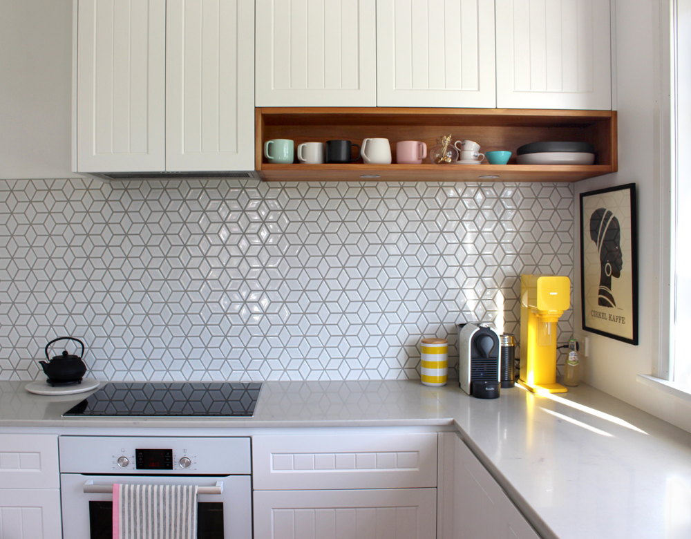 Geo White Gloss Mosaic