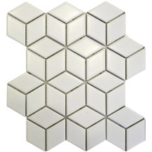 Geo White Gloss Mosaic Gloss 268x309