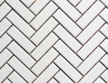 Herringbone White