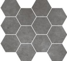 Paradigm Grey Hexagon Mosaic Matt 254x317