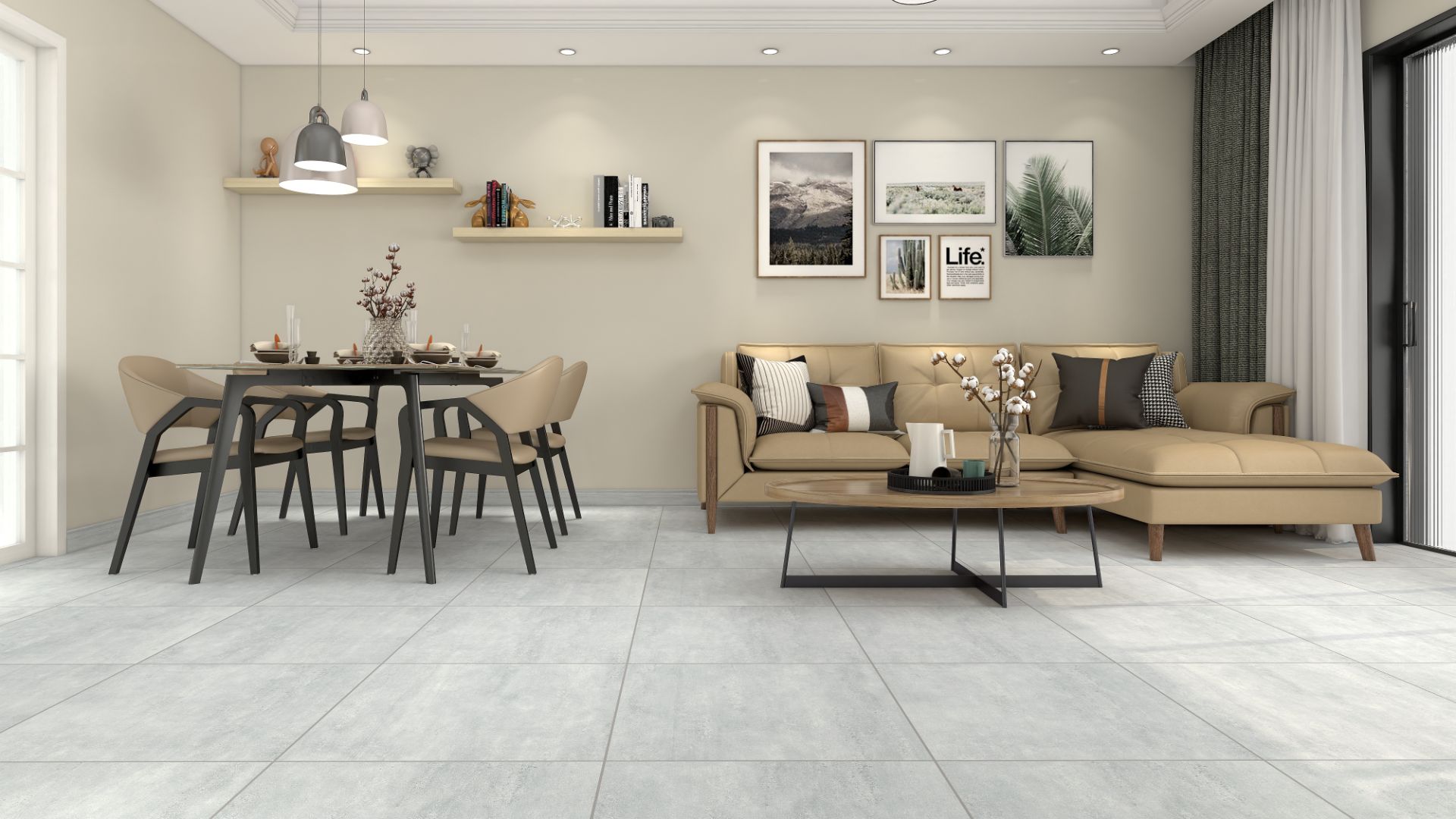 Rainstone Grey Matt 600x600