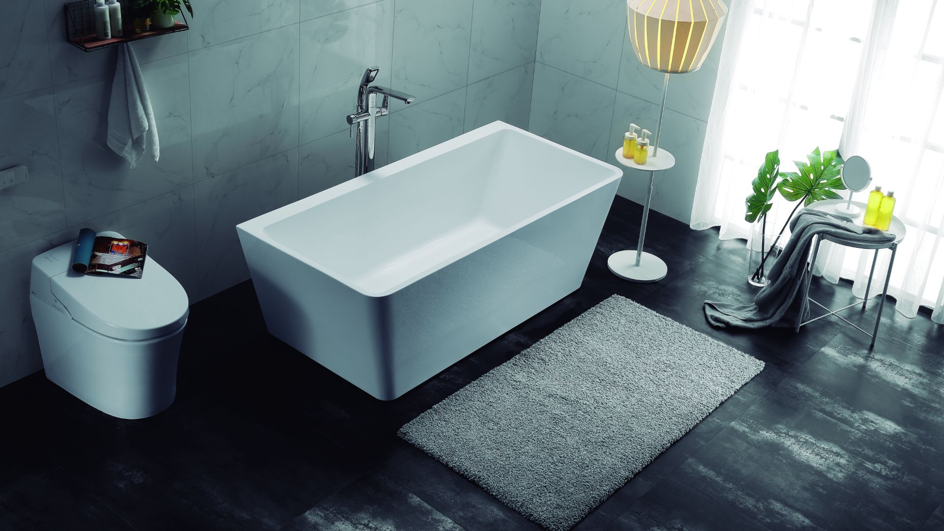 Unika Bath Back To Wall Rear With Overflow  1700x800