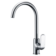 Unika Kara Gooseneck Sink Mixer Chrome