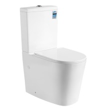 Unika Parma 2 Pc White Toilet Gloss