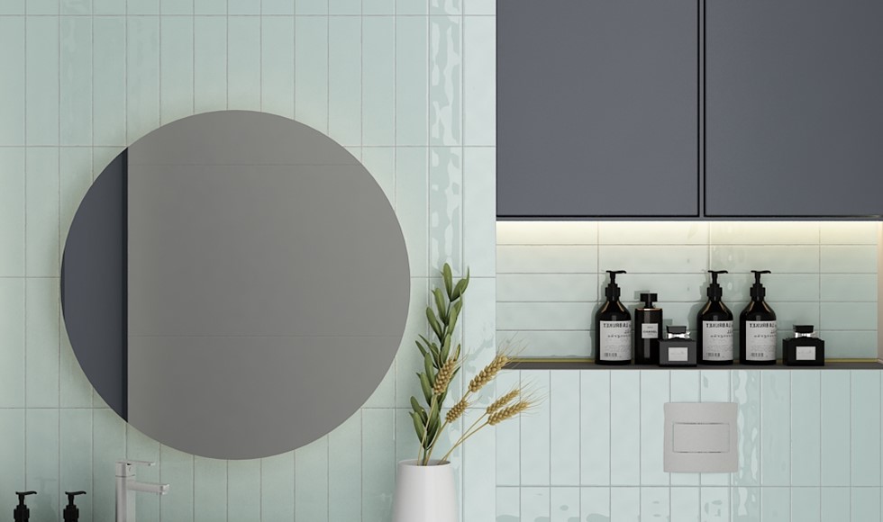 6 ideas to use Gorgeous Green in your Bathroom