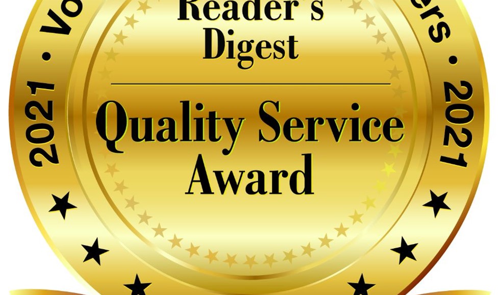 Quality Service Award Win!