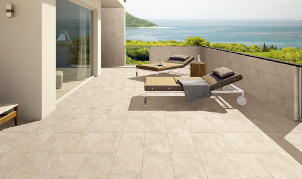 What type of tiles are best for outdoors?