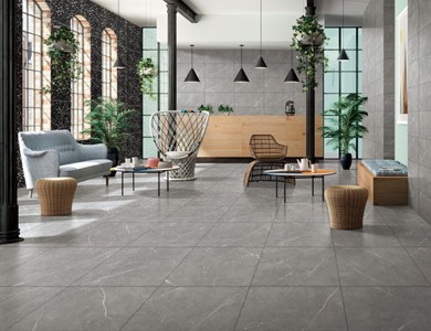 Organic Fire Performance with Ceramic and Limestone Tiles